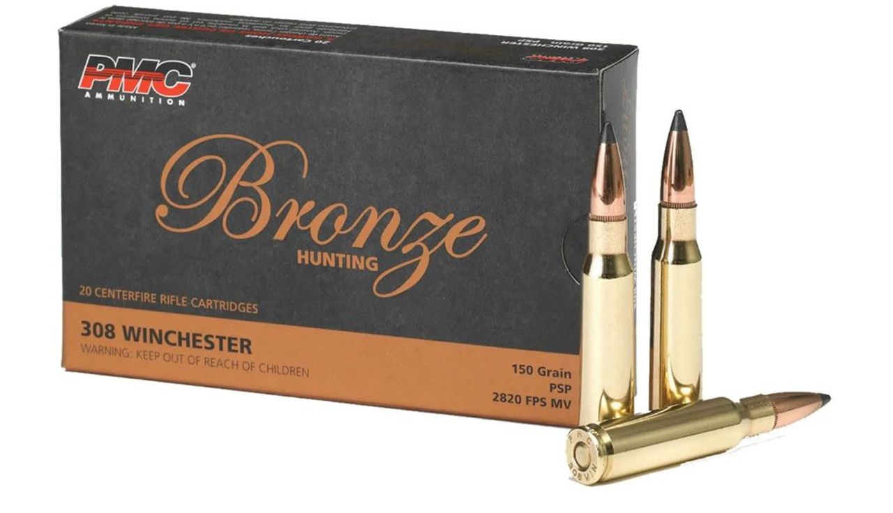 PMC BRONZE .308W 150GR PSP 20RD BOX
