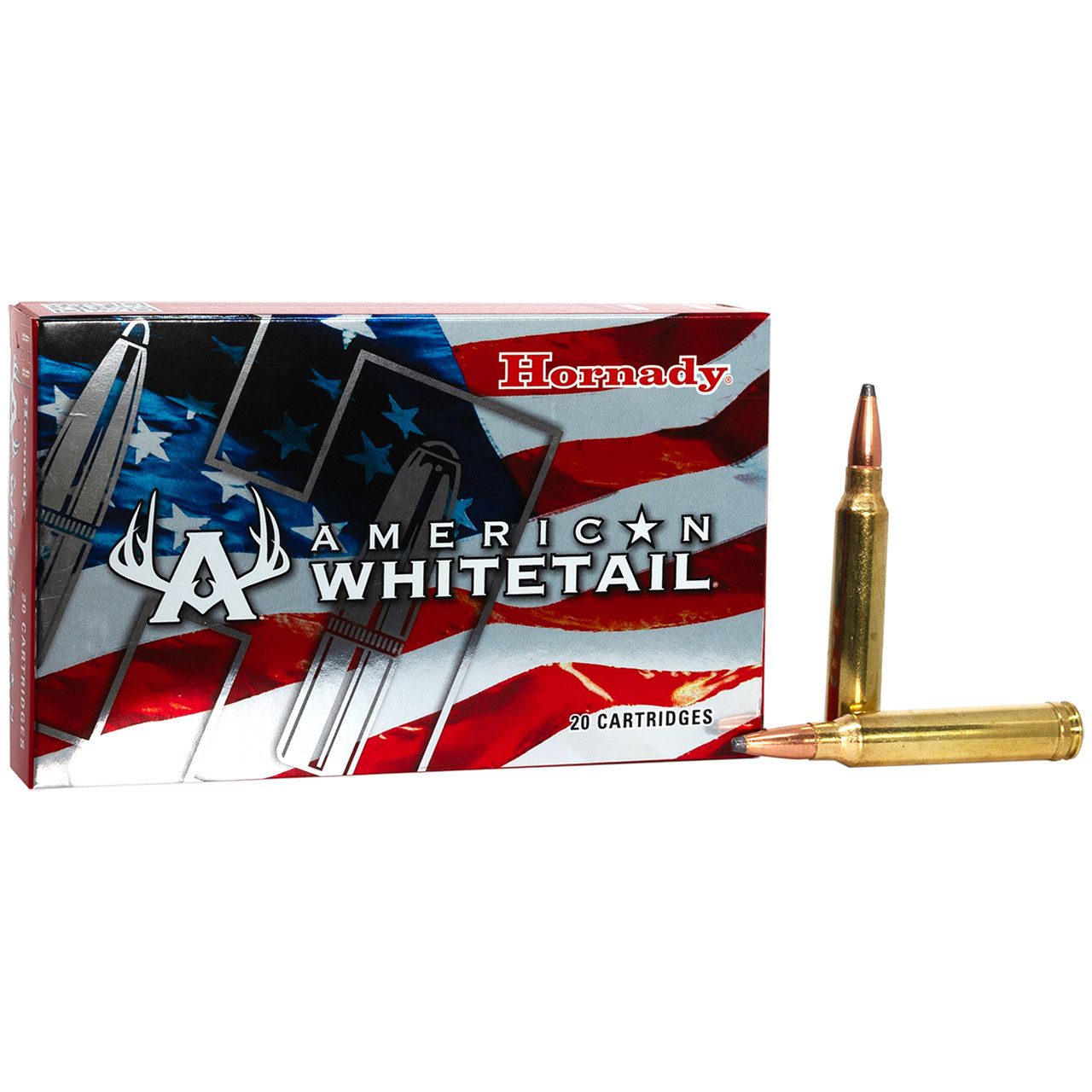 HORNADY AMERICAN WHITETAIL .300 WIN MAG 150GR SP 20RD BOX
