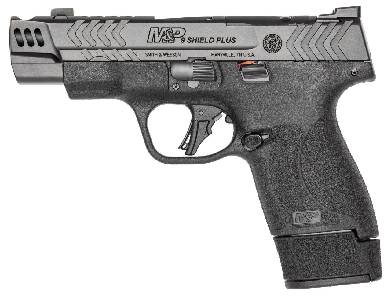 SMITH &amp; WESSON - P.C. SHIELD PLUS CARRY COMP - 9MM 10RD/13RD/15RD 4&quot;