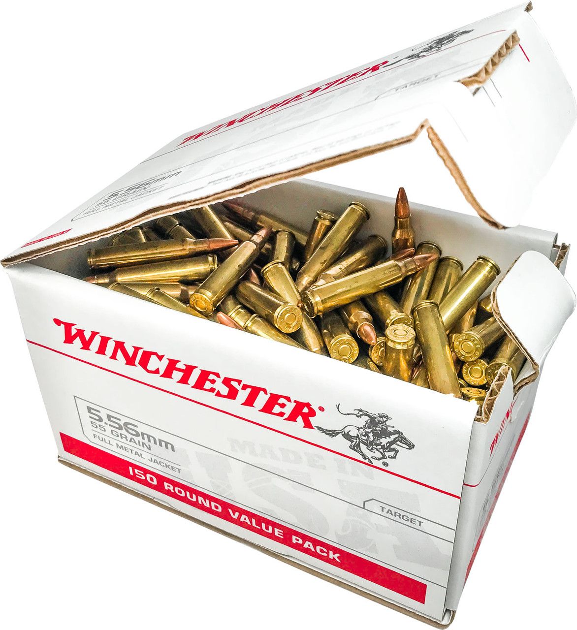 WINCHESTER - 5.56 55GR FMJ - 150 ROUND BOX