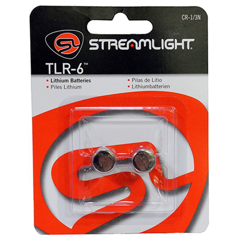 STREAMLIGHT - TLR-6  - CR-1/3N LITHIUM BATTERIES - 2 PACK