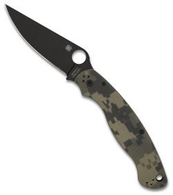 SPYDERCO - MILITARY 2 - G10 - CAMO W/ BLACK BLADE
