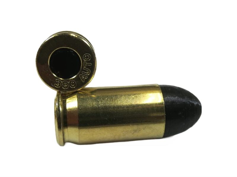 .380 AUTO BLACK RUBBER ROUND
