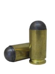 .40S&amp;W BLACK RUBBER ROUND