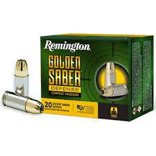 REMINGTON GOLDEN SABER - 9MM 124GR BJHP - 20 ROUND BOX