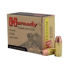 HORNADY CUSTOM HANDGUN .45 ACP 200GR HP 20 ROUND BOX