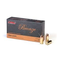 PMC BRONZE - 9MM 115GR JHP - 50 ROUND BOX