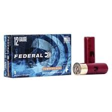FEDERAL - POWER-SHOK 12GA -  2-3/4" SLUG HP - 5 SHELL BOX