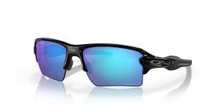 OAKLEY SUNGLASSES - FLAK 2.0 XL - BLACK/ PRIZM SAPPHIRE POLARIZED