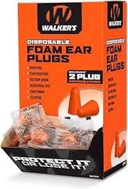 WALKER'S - DISPOSAL FOAM EAR PLUGS