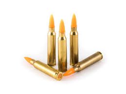 .223 RED RUBBER ROUND