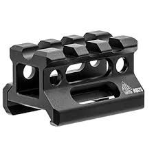 UTG - PICATINNY RISER MOUNT - 3 SLOT - 0.5"