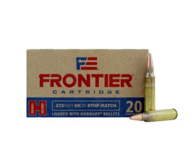 HORNADY FRONTIER - .223REM - 68GR - BTHP - 20 ROUND BOX