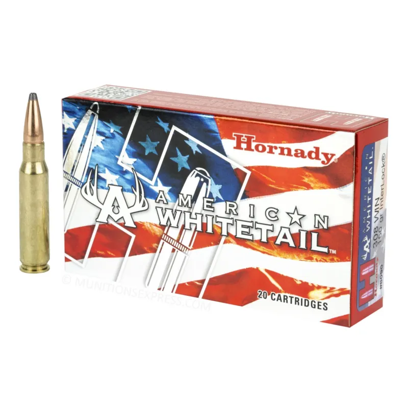 HORNADY .30-30 WINCHESTER 150GR ROUND NOSE INTERLOCK 20 ROUND BOX