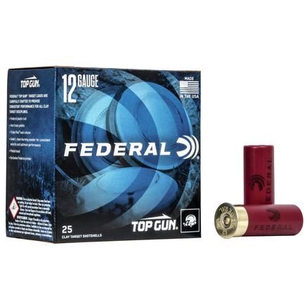 FEDERAL TOP GUN 12GA 2.75" 1-1/8 OZ 8 SHOT TARGET LOAD 25RD BOX