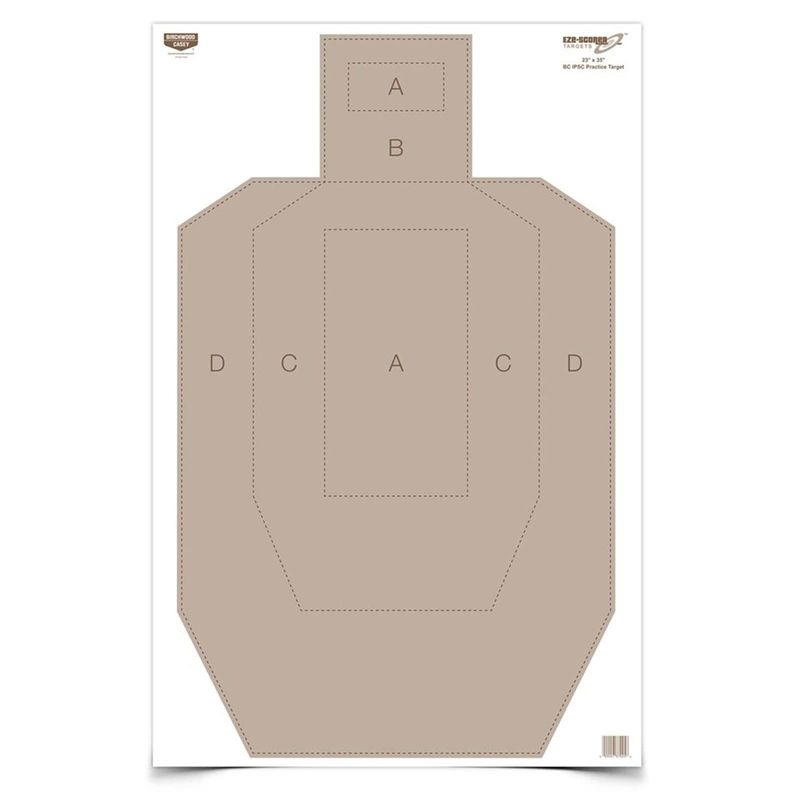 BIRCHWOOD CASEY - 23" X 35" - IPSC PRACTICE PAPER TARGET