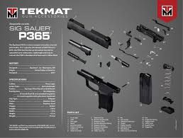 TEKMAT ULTRA PSTL MAT FOR SIG P365