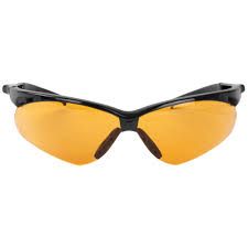 WALKER'S - CROSSHAIR SPORT SHOOTING GLASSES - AMBER LENS