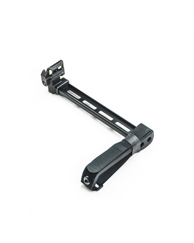 A3 TACTICAL MODULAR FOLDING BRACE - PICATINNY MOUNT (1913) - STEEL LEVERAGE HINGE -  OFFSET - 7.75" - POLYMER BRACE