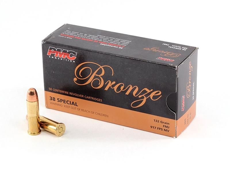 PMC BRONZE - .38SPL 132GR FMJ - 50 ROUND BOX