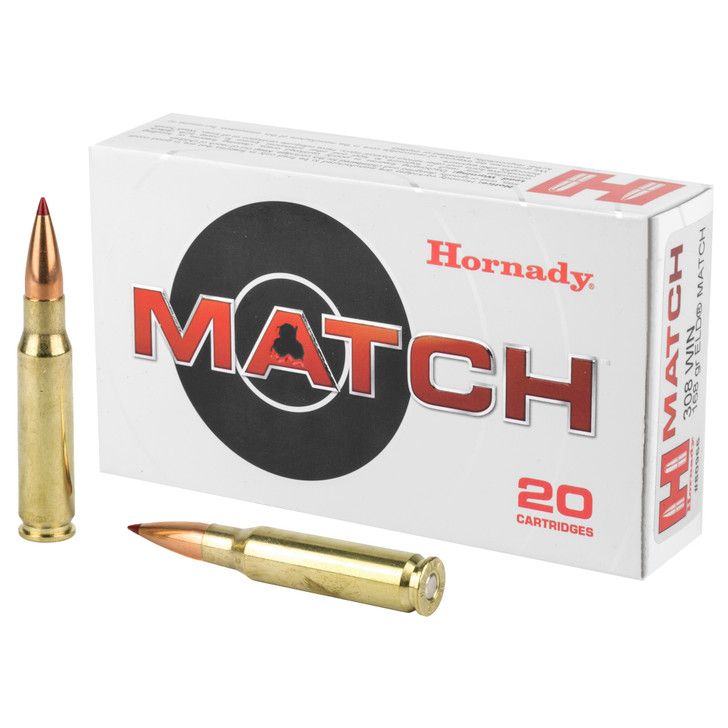 HORNADY MATCH - .308WIN - 168GR - BTHP - 20RD BOX