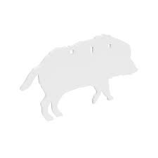 BIRCHWOOD CASEY - BOAR SILHOUETTE TARGET - AR500 GONG