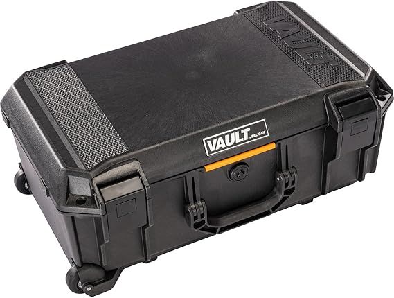 PELICAN - V525PF5 VAULT - HANDGUN CASE - BLACK