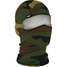 ZAN HEADGEAR - POLYESTER BALACLAVA - WOODLAND