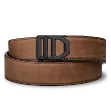 KORE ESSENTIALS - LEATHER BELT - BROWN - X3 BUCKLE