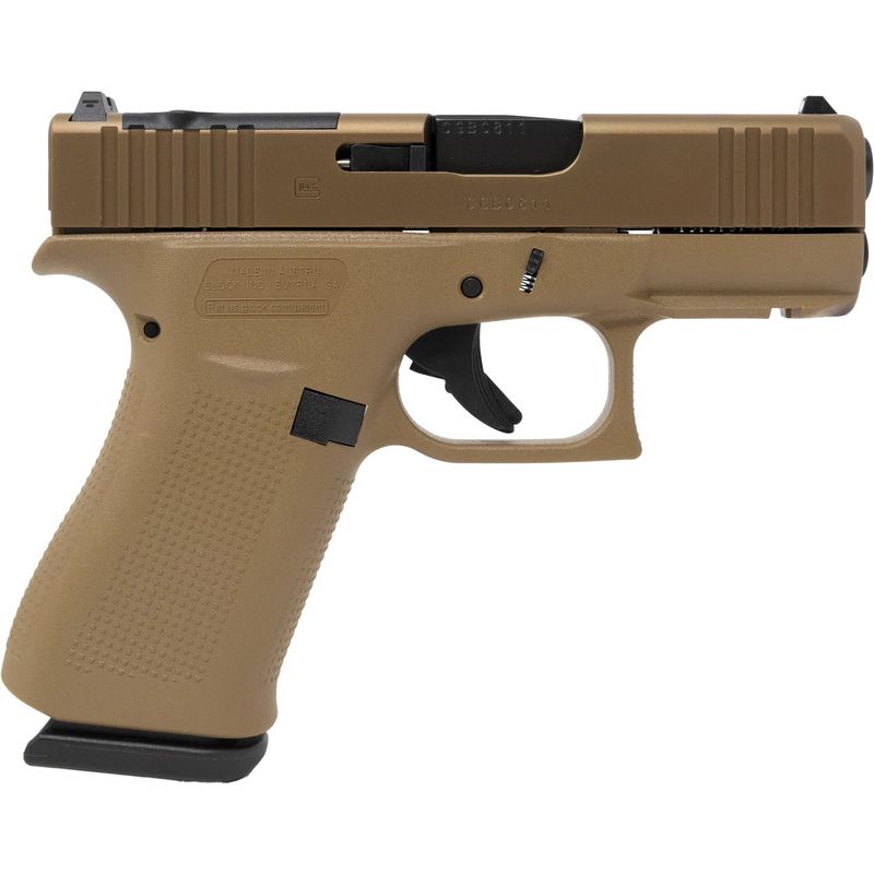 GLOCK - 43X MOS COYOTE - 9MM (2)10RD 3.4"