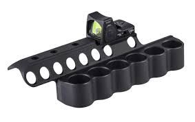 MESA TACTICAL-SURESHELL-ALUMINUM CARRIER-6 SHELL-12GA-TRIJICON RMR