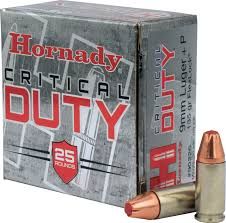HORNANDY-CRITICAL DUTY-9MM+P-135GR-25RD