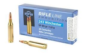 PPU-RIFLE LINE-243WIN SP-90GR-20RN
