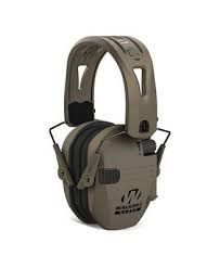 WALKER'S - RAZOR SLIM ELECTRONIC MUFF - FDE W/ TACTI-GRIP HEADBAND