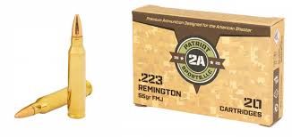 PATRIOT SPORTS - .223 REMINGTON 55GR FMJ - 20RD BOX