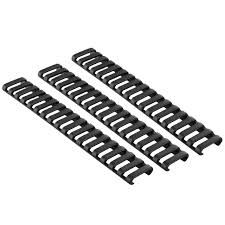 ERGO - 18 SLOT PICATINNY RAIL COVER - BLACK