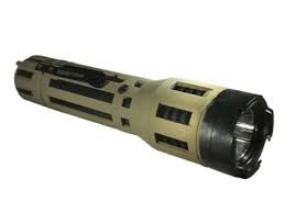 SABRE STUN GUN AND FLASHLIGHT ARMY GREEN 120 LUMEN LED