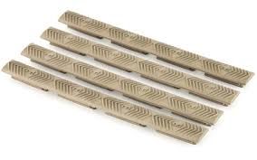 ERGO - WEDGELOK MLOK RAIL COVER 4PK FDE
