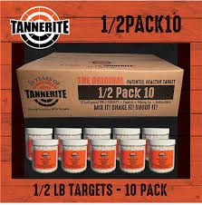 TANNERITE - EXPLODING RIFLE TARGETS - 1/2 LB - 10 PACK