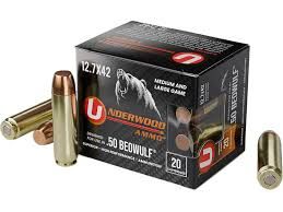 UNDERWOOD - .50 BEOWULF 350GR FMJ - 20 ROUND BOX