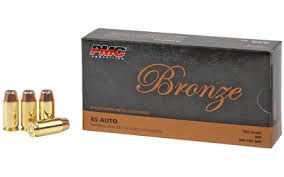 PMC BRONZE - .45ACP 185GR JHP - 50 ROUND BOX