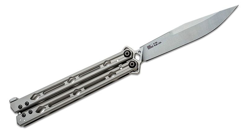 KERSHAW LUCHA BUTTERFLY KNIFE STAINLESS STEEL