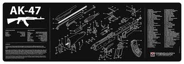 TEKMAT ULTRA44 RIFLE MAT AK47 BLACK