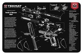 TEKMAT ULTRA20 MAT - S&amp;W M&amp;P- BLACK