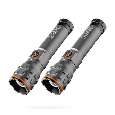 NEBO - 1500 LUMEN - RECHARGEABLE - 2PACK