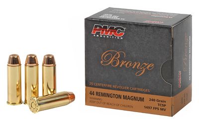 PMC BRONZE - 44MAG 240GR TCSP - 25RD