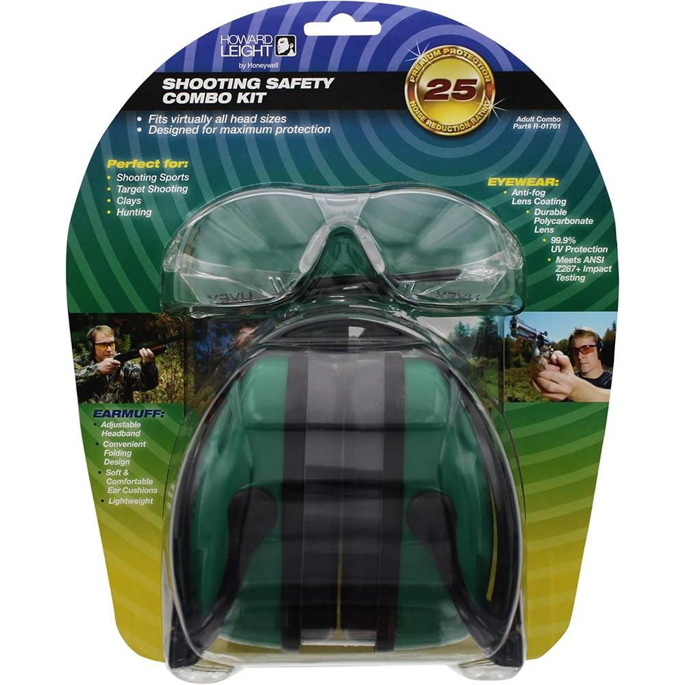 HOWARD LEIGHT-SHOOTING SAFETY COMBO- GREEN