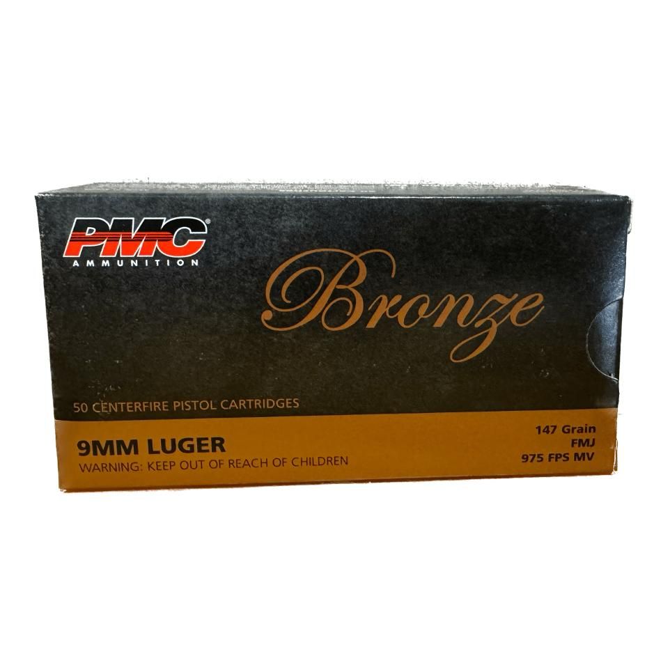 PMC BRONZE- 9MM FMJ 147GR- 50RD