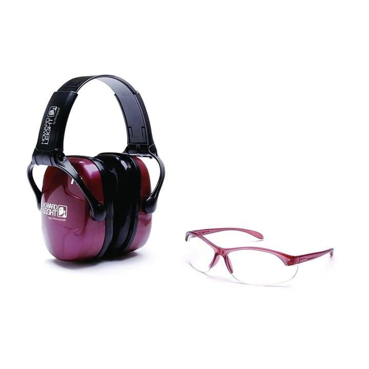 HOWARD LEIGHT-SHOOTING SAFETY COMBO- DUSTY ROSE