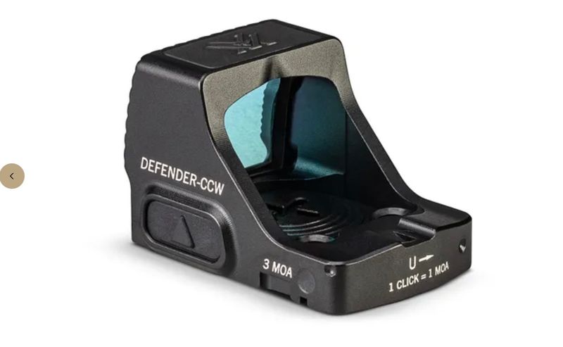 VORTEX- DEFENDER- CCW MICRO GREEN DOT - 3 MOA